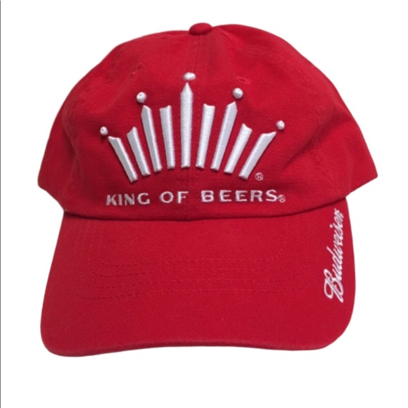 K priduction headwear Other - Budweiser King of Beer red ball cap